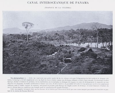 Panama Interoceanic Canal, Culebra Works (s/v foto) av French Photographer