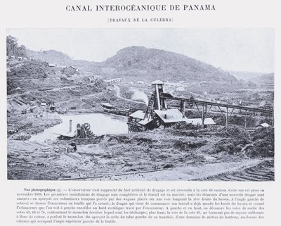 Panama Interoceanic Canal, Culebra Works (s/v foto) av French Photographer