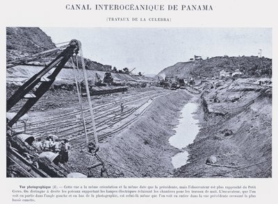 Panama Interoceanic Canal, Culebra Works (s/v foto) av French Photographer