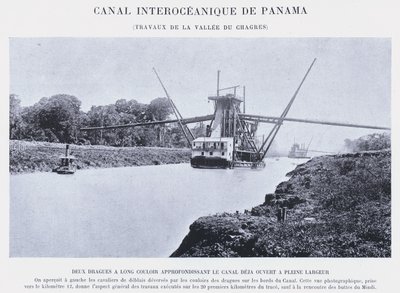 Panama Interoceanic Canal, Chagres Valley Works (s/v foto) av French Photographer