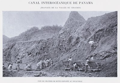 Panama Interoceanic Canal, Chagres Valley Works (s/v foto) av French Photographer