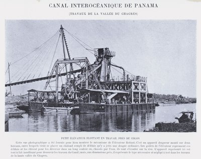 Panama Interoceanic Canal, Chagres Valley Works (s/v foto) av French Photographer