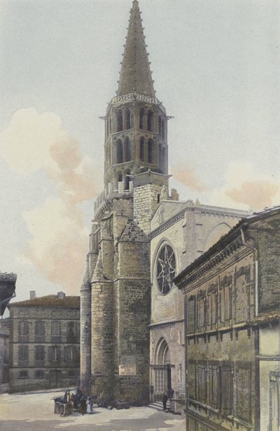 Caussade, Kyrka, Fasad O av French Photographer