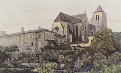 Celles-sur-Belle, Kyrka och före detta kloster, Ensemble N av French Photographer