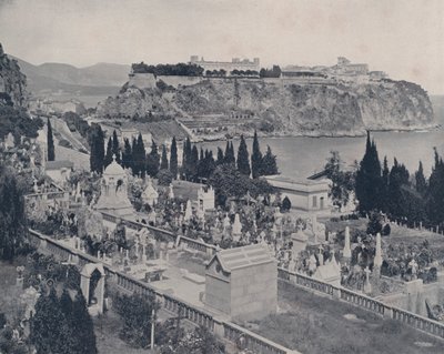 Kyrkogård i Monaco (s/v foto) av French Photographer
