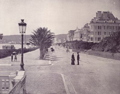 Mittsektionen av Broad Promenade (s/v foto) av French Photographer