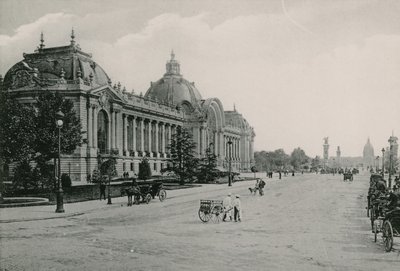 Champs-Elysees, Let Petit Palais, Champs Elysees, Lilla palatset (fotogravyr) av French Photographer