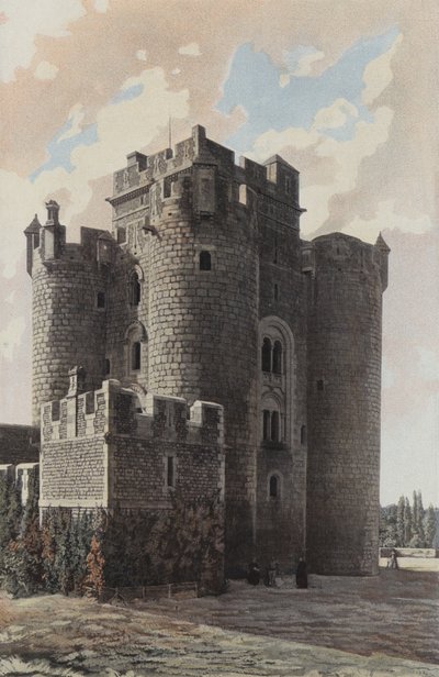 Ciron, Chateau de Romefort, Tillsammans S E av French Photographer