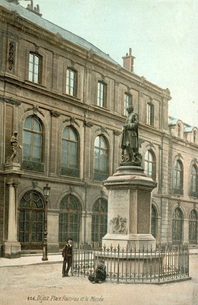 Dijon, Frankrike, Place Rameau, Museet av French Photographer