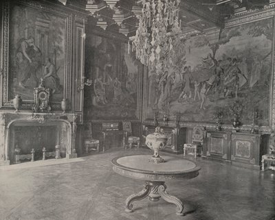 Salong, Palace of Fontainebleau (s/v foto) av French Photographer