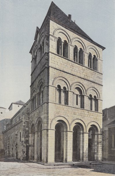 Ebreuil, Kyrka, Ensemble N O av French Photographer