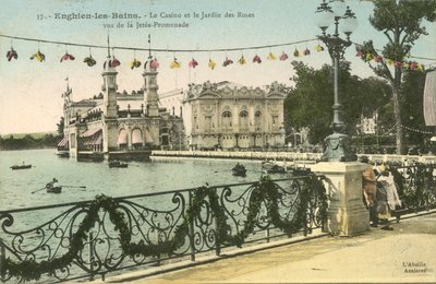 Enghien-Les-Bains, Kasinot, Rosenträdgården av French Photographer