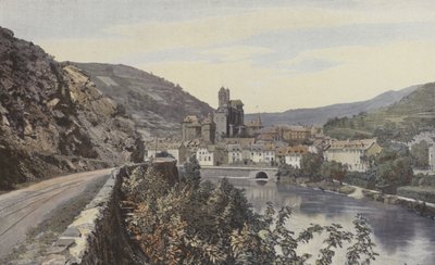 Estaing, Allmän bild, tagen uppströms partiet av French Photographer