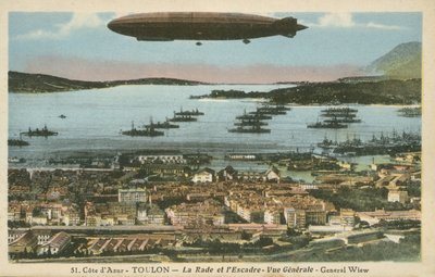 Flotta och barrageballong vid Toulon, Cote D