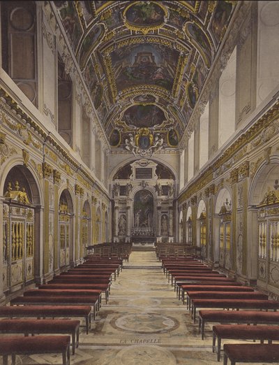 Fontainebleau: Kapellet (färgfoto) av French Photographer