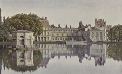 Fontainebleau, Palace, Vy tagen från karpdammen av French Photographer