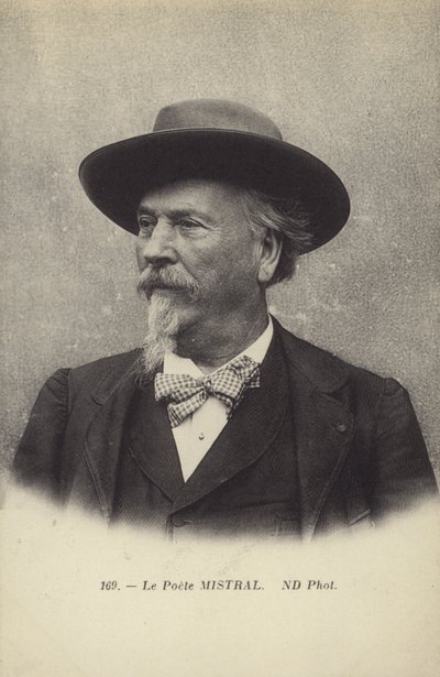 Frederic Mistral (1830-1914), fransk poet och lexikograf av det occitanska språket av French Photographer