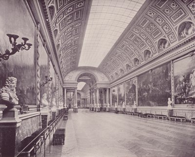Gallery of Battles, Palace of Versailles (s/v foto) av French Photographer