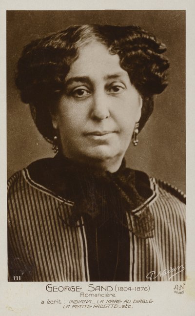George Sand (1804-1876), fransk författare av French Photographer