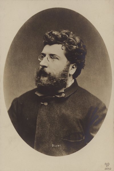 Georges Bizet, fransk tonsättare, främst av operor (1838-1875) av French Photographer