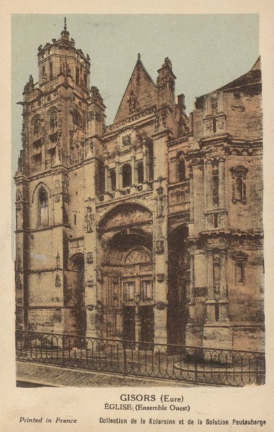 Gisors, Kyrka av French Photographer