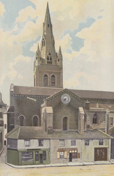 Grenoble, Church of Saint-Andre, Cote N av French Photographer