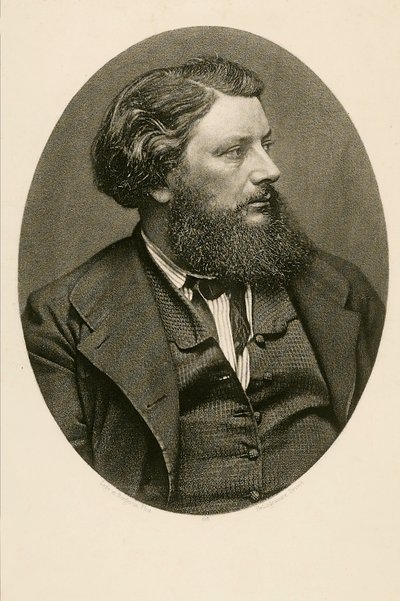 Gustave Courbet (s/v foto) av French Photographer
