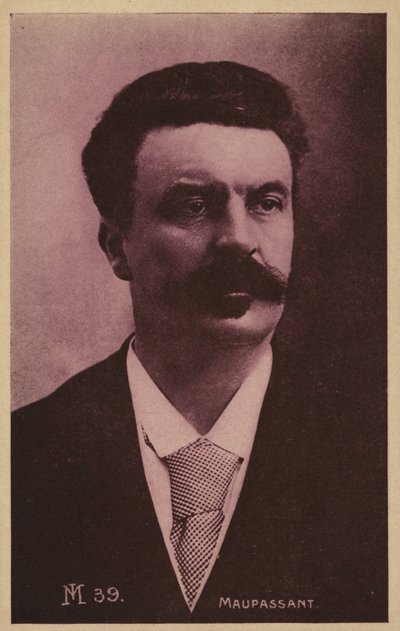 Guy de Maupassant (1850-1893), fransk novellförfattare, romanförfattare och poet av French Photographer