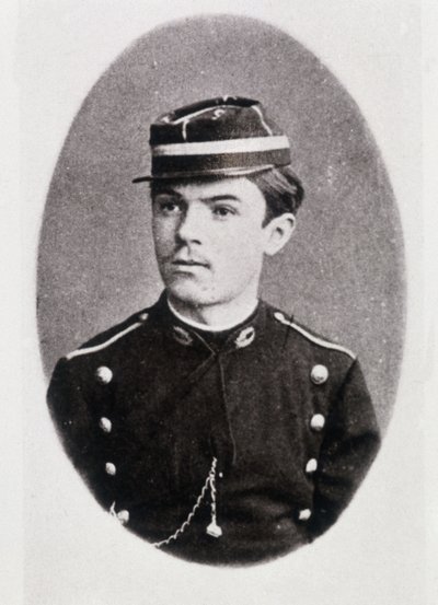 Henri Poincaré, student vid Ecole Polytechnique - Bibl. från Ecole Polytechnique av French Photographer