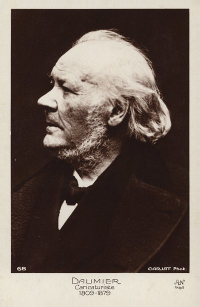 Honore Daumier, fransk karikatyrtecknare av French Photographer