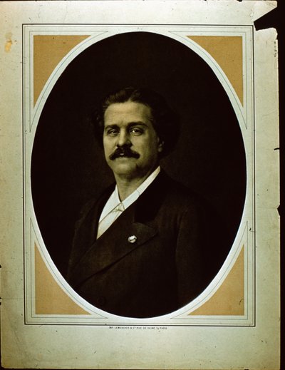 imp. Lemercier & Co. porträtt av en man (sepiafoto) av French Photographer