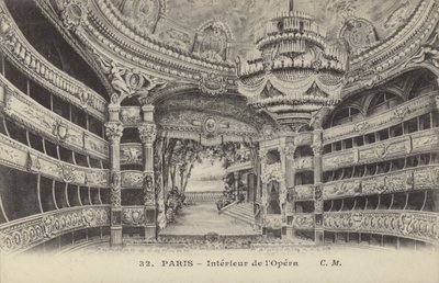 Interiör av Operan, Paris av French Photographer