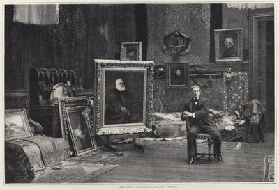 Jean-Joseph Benjamin-Constant i sin verkstad av French Photographer