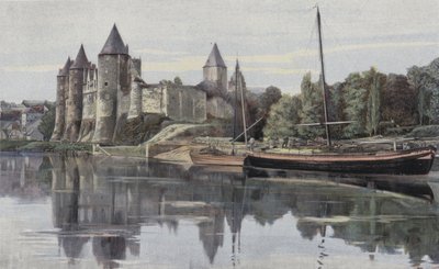 Josselin, slottet i familjen Rohan av French Photographer