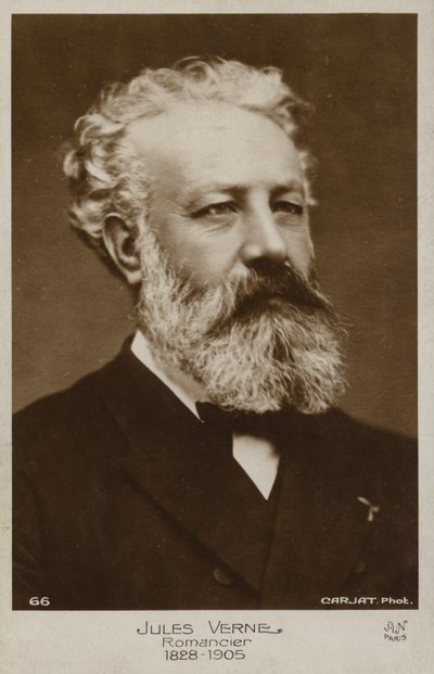 Jules Verne (1828-1905), fransk författare av French Photographer