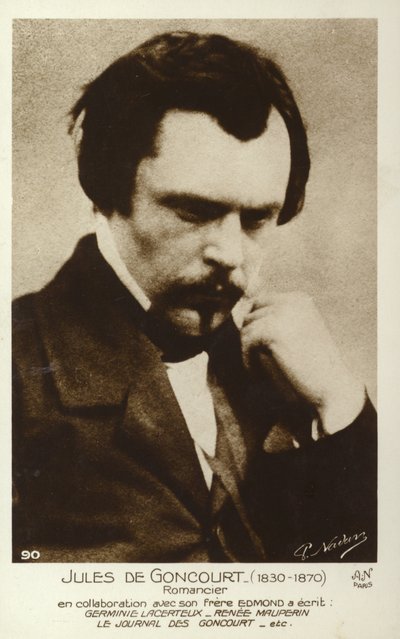 Jules de Goncourt (1830-1870), fransk författare av French Photographer