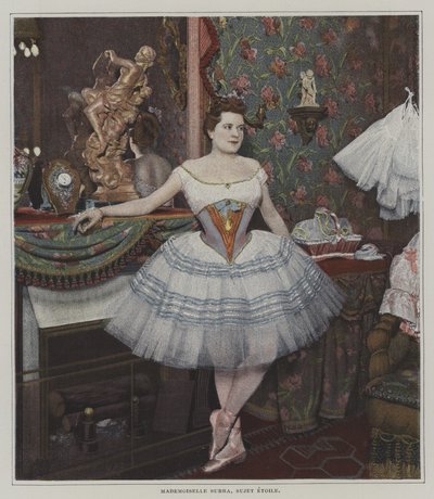 Julia Subra, italiensk balettdansös (färgfoto) av French Photographer