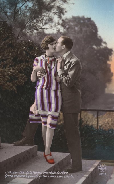 Kyssande par av French Photographer