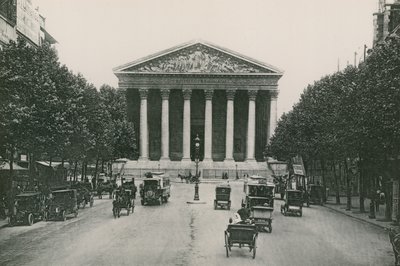 LEglise de la Madeleine, Magdalens kyrka (fotogravyr) av French Photographer