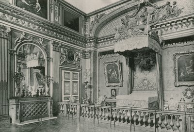 La Chambre a couche de Louis XIV, Ludvig XIV:s sängrum (fotogravyr) av French Photographer