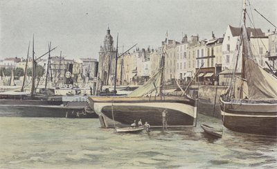 La Rochelle, fiskehamn och Clock Gate av French Photographer