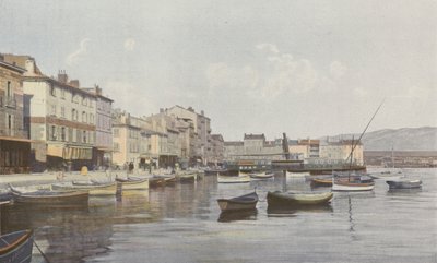 La Seyne, utsikt från kajen (Small Rade of Toulon) av French Photographer