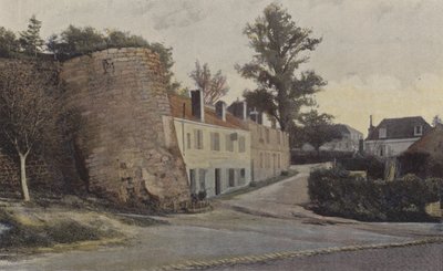 Laon, lutande torn (O vallar) av French Photographer