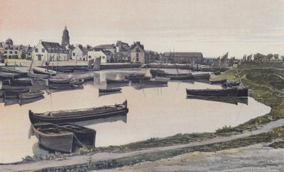 Le Croisic, hamnen och bassängen för Trait av French Photographer