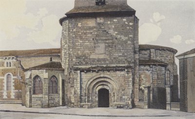 Le Mas-DAgenais, Kyrka, Fasad S av French Photographer