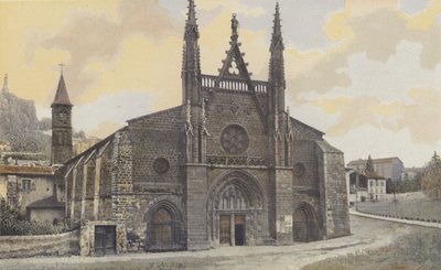Le Puy, Saint-Laurent-kyrkan, Ensemble N O av French Photographer