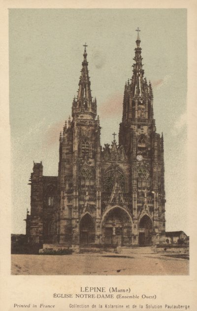 Lepine, Vår Fru kyrka av French Photographer