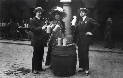 Madeleine Lemaire (1845-1928) och Reynaldo Hahn (1875-1947) av French Photographer