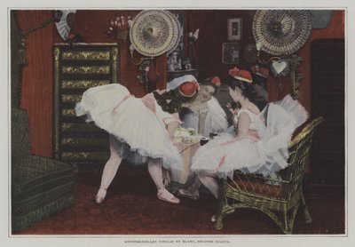 Mademoiselle Viollat ​​​​och Mademoiselle Blanc, andra motiv (färgfoto) av French Photographer