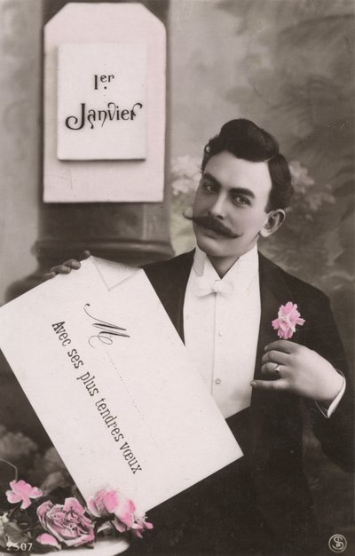 Man med mustasch av French Photographer